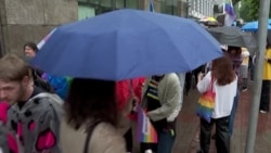 В Киеве прошел первый с начала полномасштабного вторжения России ЛГБТ-прайд