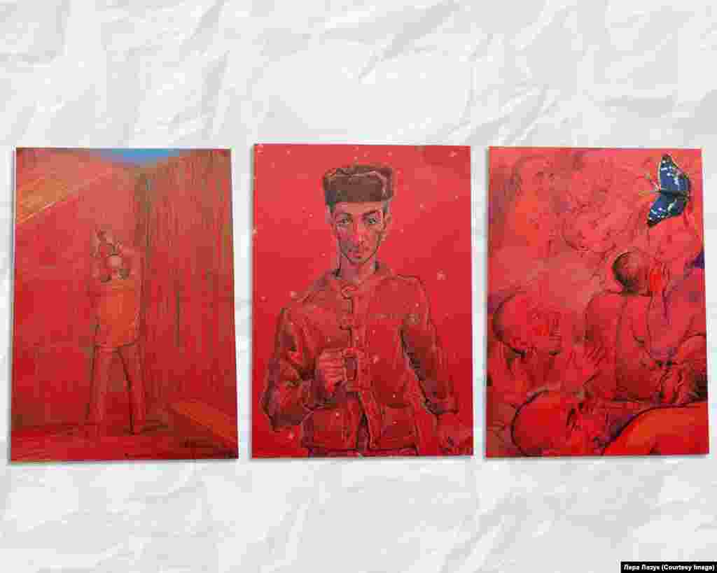 На одном из заседаний суда 25 марта художник ранил себе живот в знак протеста. За это его отправили на 13 суток в карцер  