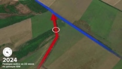 Работино: направление бега российский военных Работино: направление бега российский военных