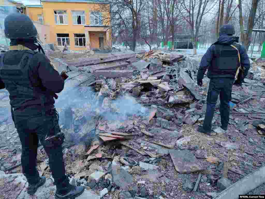 Последствия ракетного удара войск РФ по Харькову, 8 января 2024 года