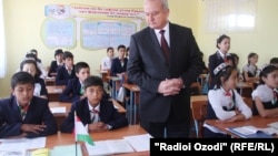 В одной из школ Таджикистана