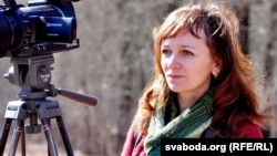 Лариса Щиракова на работе в Гомеле, 2014 год