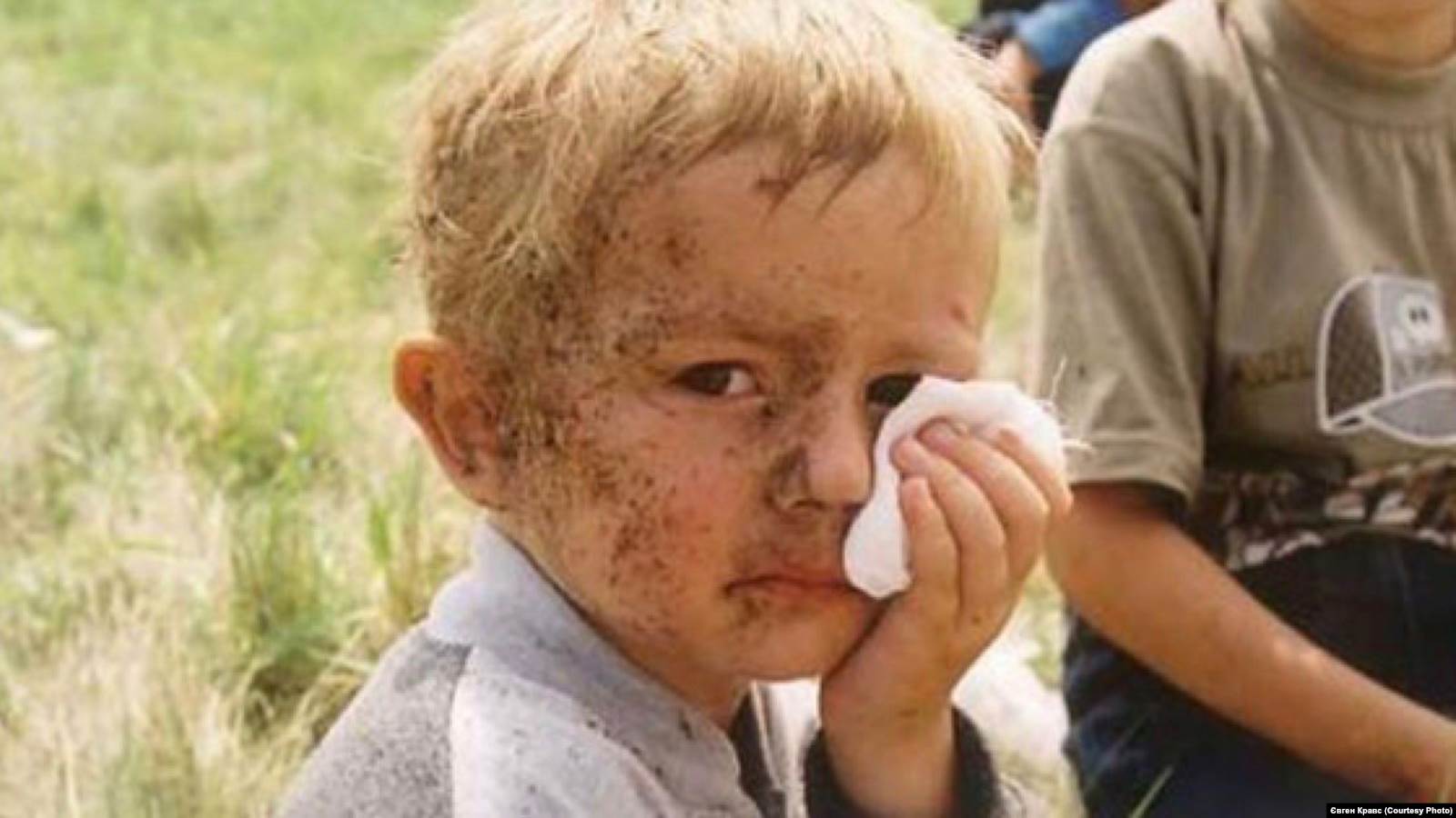 Остап Хмиль. Эта фотография после трагедии облетела все СМИ 