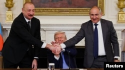 Трехсторонняя встреча Армени, США и Азербайджана по подписанию мирного договора в Вашингтоне