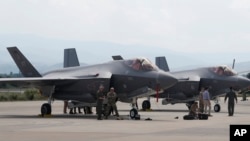 Истребители F-35, состоящие на вооружении стран НАТО