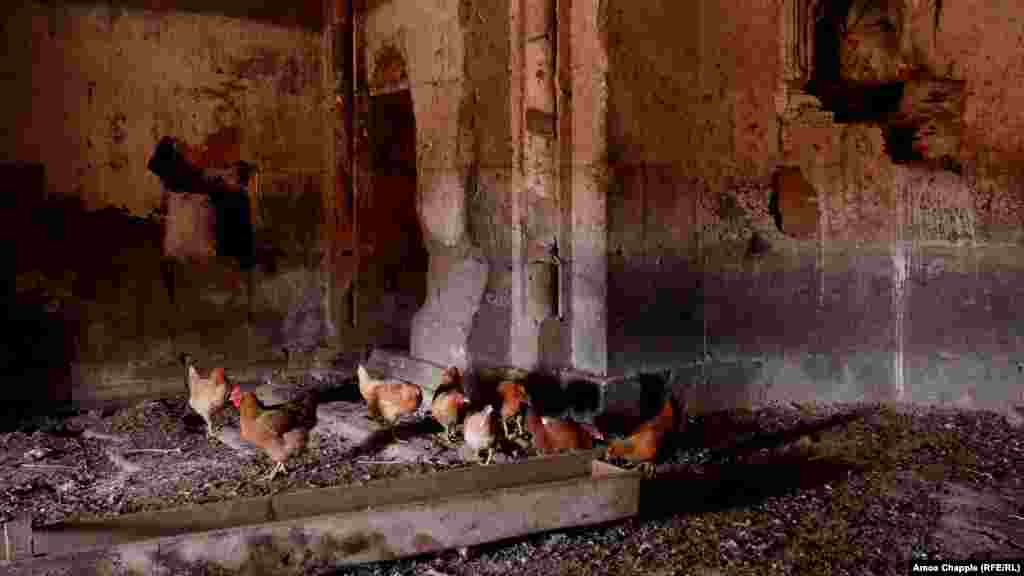 Современные интерьеры Красной церкви. В современной Турции древние христианские церкви нередко ждет та же судьба, что и во времена СССР. Крест с купола Красной церкви был снят, а в ее помещении сегодня свободно разгуливают куры 