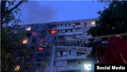 Последствия удара по Киеву, 7 мая 2025 года