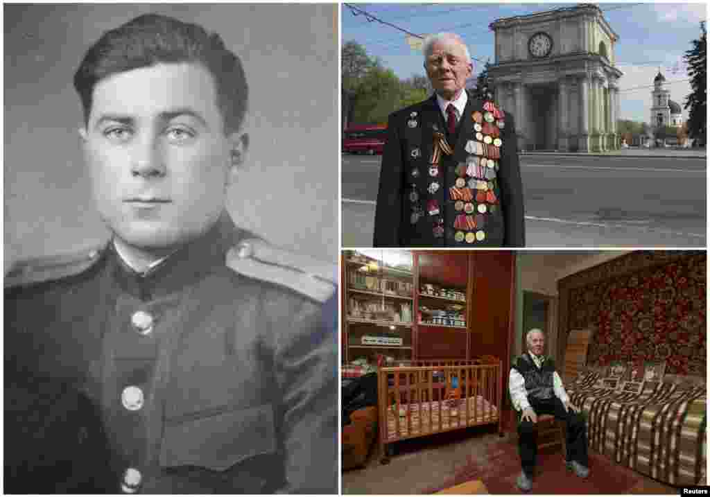 Георгий Парул, 90. Молдавский пехотинец, служил в Красной Армии с декабря 1943 по май 1945. После окончания войны находился в Болгарии 