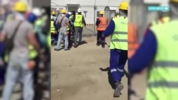 Беспорядки в Тенгизе из-за фото ливийца с девушкой-казашкой Беспорядки в Тенгизе из-за фото ливийца с девушкой-казашкой