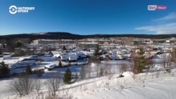 Неизвестная Россия: поселок у опустевшего карьера. Хакасия  Неизвестная Россия: поселок у опустевшего карьера. Хакасия