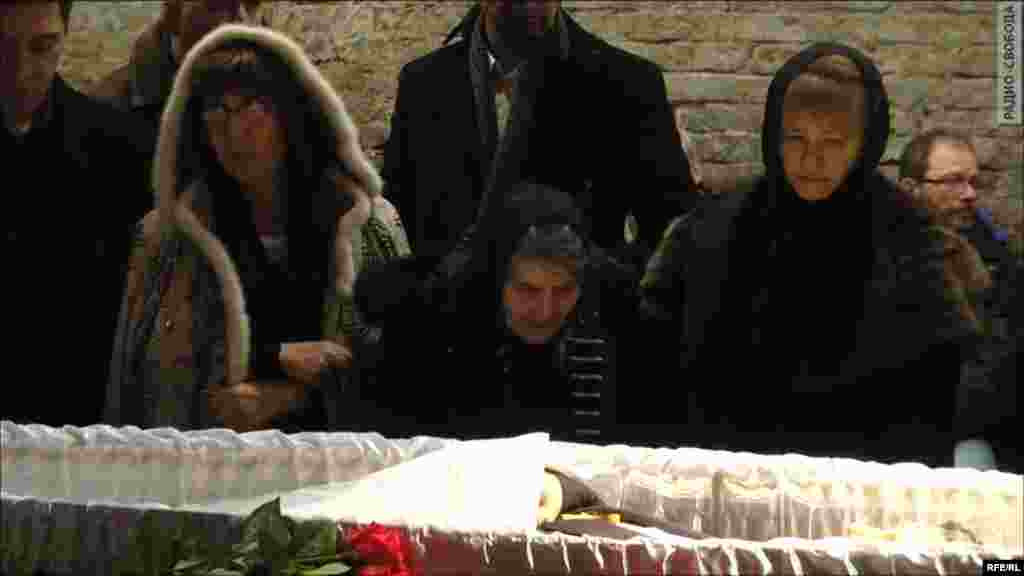 Прощание с Борисом Немцовым в Сахаровском Центре в Москве 