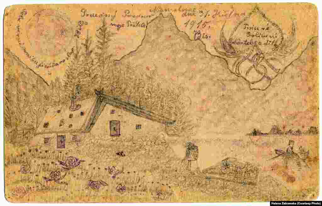 "Тысяча поцелуев тебе и детям. 31 мая, 1915"