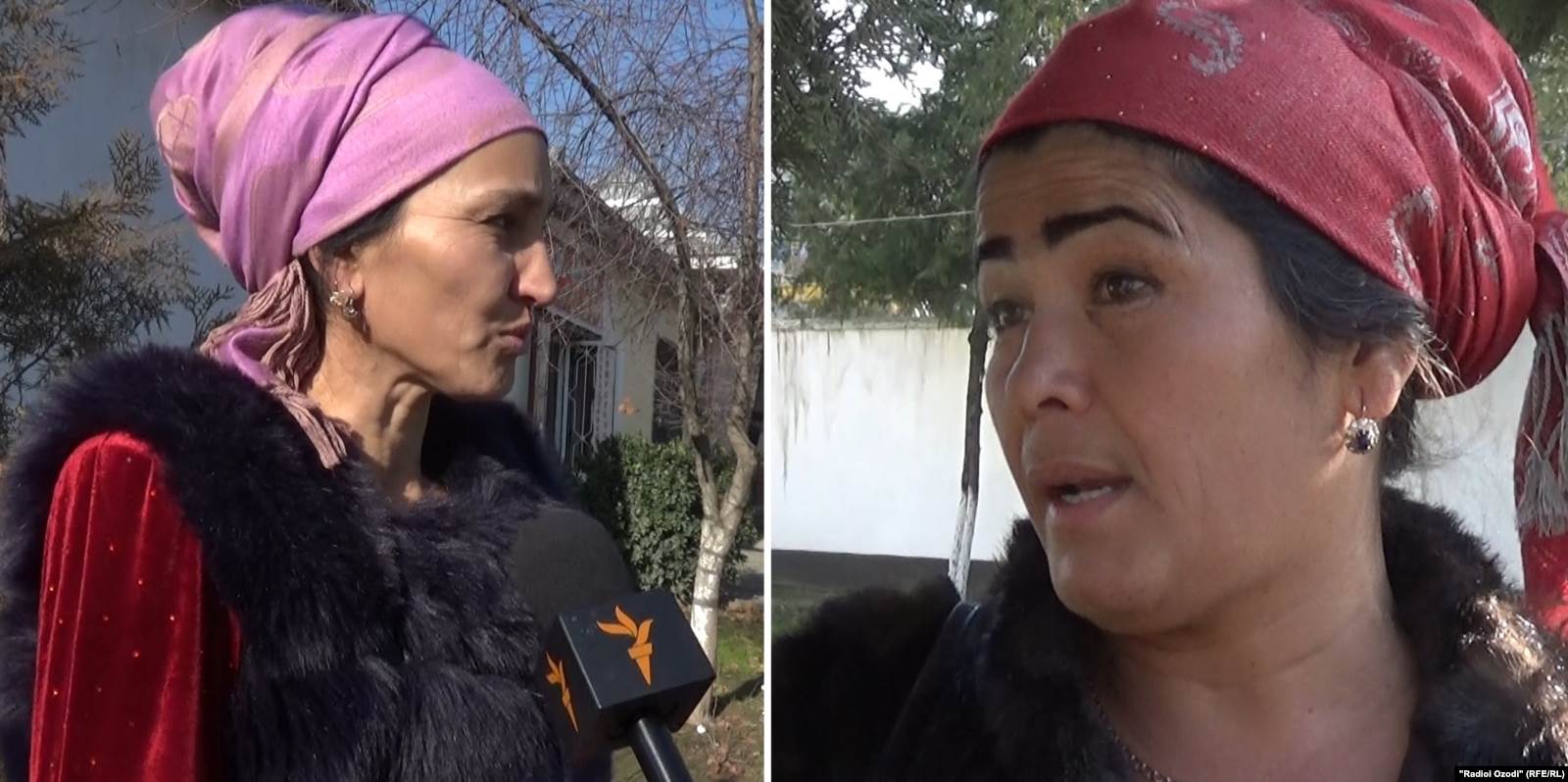 Гулбахор Валиева (слева) и Малохат Азизова