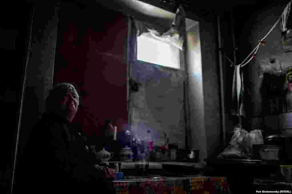 Разрушенный жилой дом в Дебальцево 