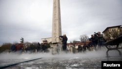 Место теракта в стамбульском районе Султанхамет