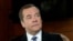 FILE PHOTO: Deputy Chairman of Russia's Security Council Medvedev gives an interview outside Moscow