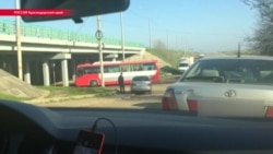 Видео Reuters: прилетевшие из Дамаска наемники едут на базу Минобороны РФ в Молькино Видео Reuters: прилетевшие из Дамаска наемники едут на базу Минобороны РФ в Молькино