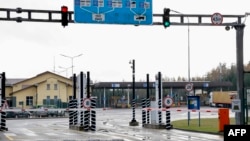 Закрытая граница Беларуси и Литвы